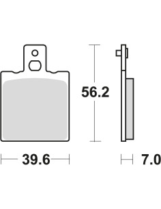 BROMSBELÄGG LMP119ST
