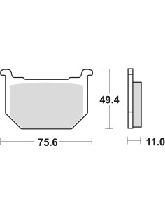 BROMSBELÄGG LMP133ST