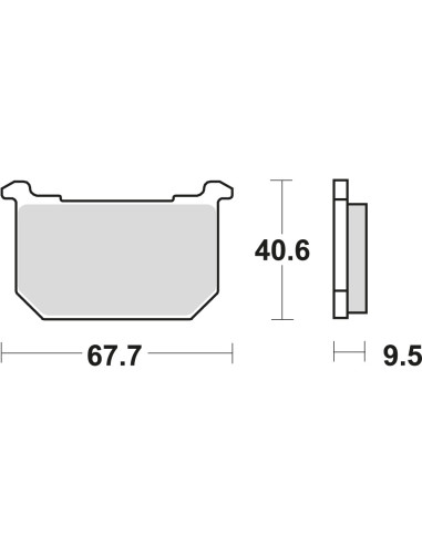BROMSBELÄGG LMP140ST