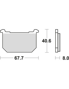 BROMSBELÄGG LMP139ST