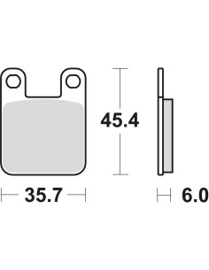 BROMSBELÄGG LMP159ST
