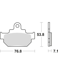 BROMSBELÄGG LMP181ST