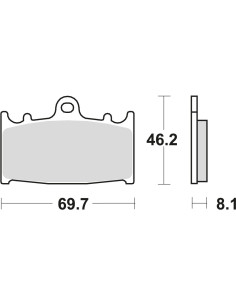 BROMSBELÄGG LMP231ST