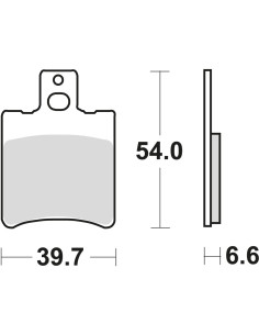 BROMSBELÄGG LMP267ST
