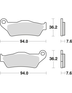 BROMSBELÄGG LMP271ST