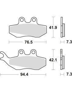 BROMSBELÄGG LMP289ST