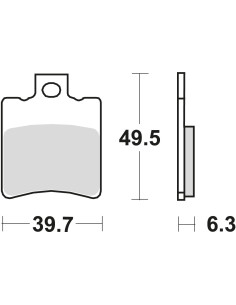 BROMSBELÄGG LMP297ST
