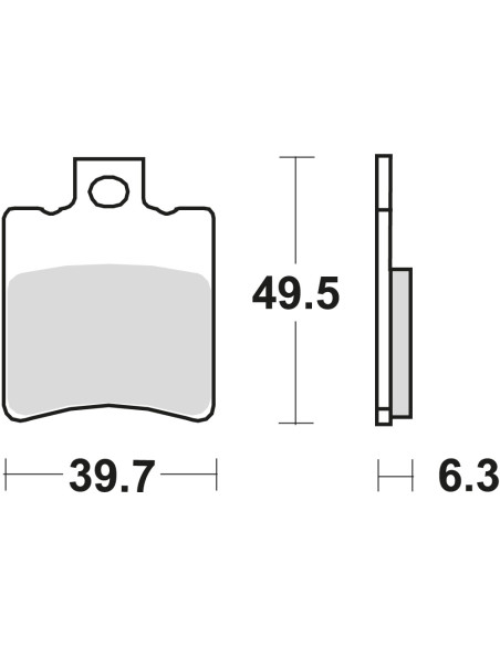 BROMSBELÄGG LMP297ST