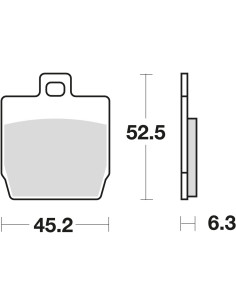 BROMSBELÄGG LMP331ST
