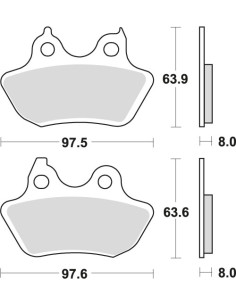 BROMSBELÄGG LMP446ST