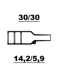 Raychem Rak Gjuten Krympslang 30/30 - 14,2/5,9