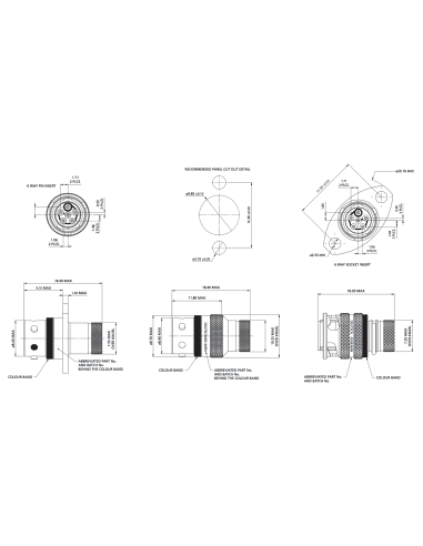 Deutsch Autosport ASX Socket Connectors