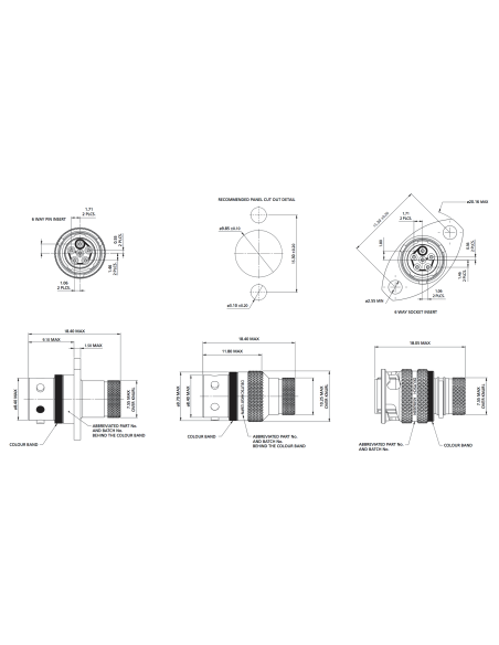 Deutsch Autosport ASX Socket Connectors