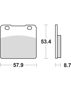 BROMSBELÄGG LMP177ST