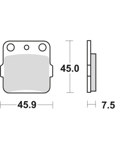 BROMSBELÄGG LMP192ST