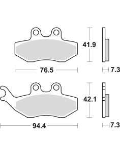 BROMSBELÄGG LMP374ST