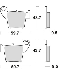 BROMSBELÄGG LMP377ST