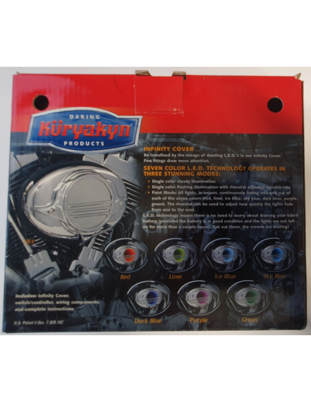 INFINITY COVER AIR CLEANER- TWIN *B