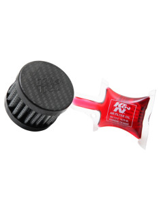 VEVHUSFILTER KN ANSL10mm CARBONE 2