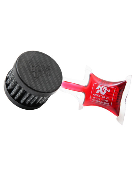 VEVHUSFILTER KN ANSL10mm CARBONE