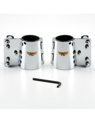 CHROME KIT COVERED FORKS VT750 ACE