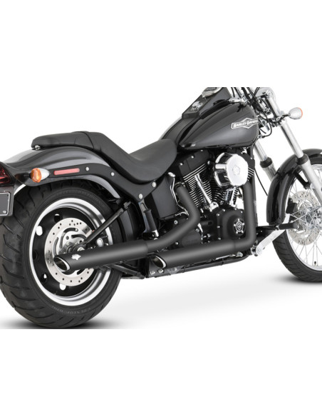 TWIN SLASH 3" FATBOY 07-17 SLIP-O B