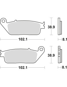 BROMSBELÄGG LMP227ST 2