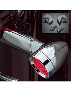 LGE LED SIL.BULLET, RED,SADDLE MOUN