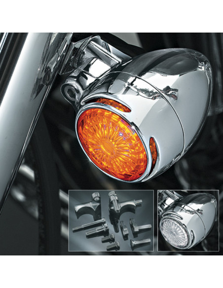 SM LED SILBULLETAMBER41MM WIDE G