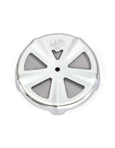 CHROME SKULLCAP CROWN COVER /V02 N