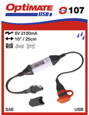 SAE UNIVERSAL USB LADDARE 2Ah