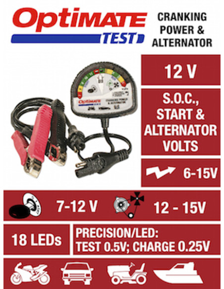 TESTMATE MINI CRANK VOLT/CHRG VOLT
