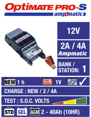 OPTIMATE PRO-S VDE BATTERILADDARE