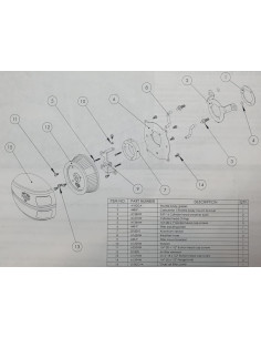 CARBURETOR  THROTTLE BODY MOUNT BR 2
