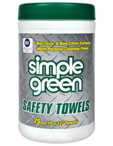 *SIMPLE GREEN SAFETY TOWELS 75st