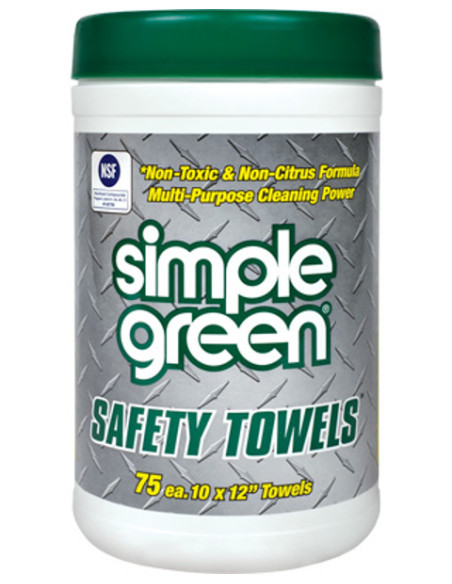 *SIMPLE GREEN SAFETY TOWELS 75st