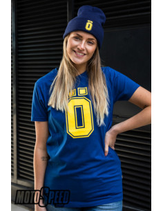 Ö T-Shirt Blue - Yellow print