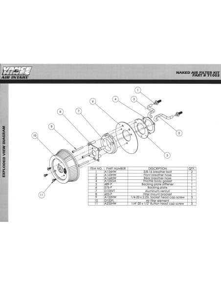 AIR FILTER DRAK CHRM DBW 08-17