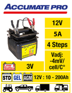 ACCUMATE PRO LADDARE 12V-5A 2