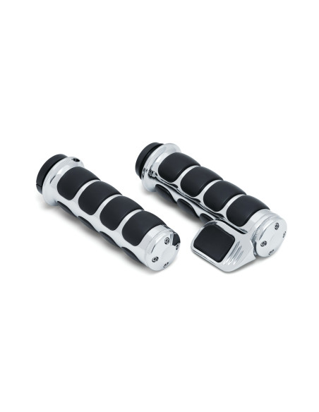 PREM ISO GRIPS-CHROME 08-UP ELE