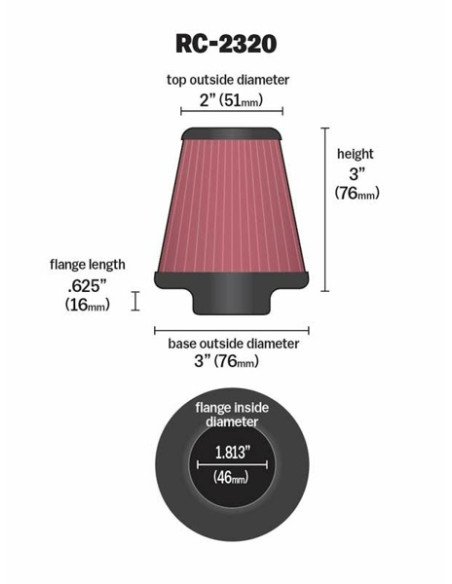 KN LUFTFILTER RUND 467651