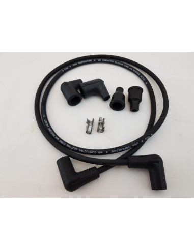 DYNA TÄNDKABEL SET 8MM SVART HD